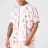 Floral Line Art Graphic Shirt