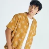 Floral Line Art Graphic Shirt
