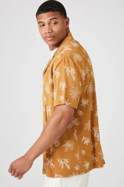 Floral Line Art Graphic Shirt