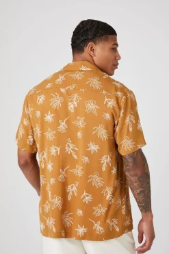 Floral Line Art Graphic Shirt