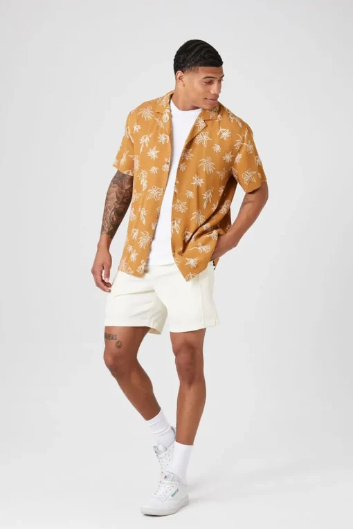 Floral Line Art Graphic Shirt