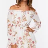Floral Off-The-Shoulder Mini Dress