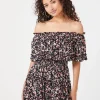 Floral Off-The-Shoulder Mini Dress