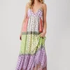 Floral Patchwork Babydoll Dress