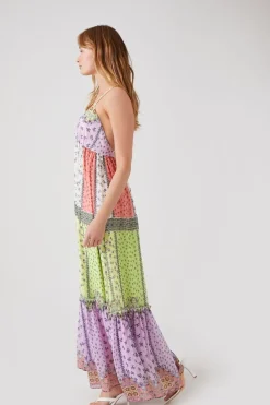 Floral Patchwork Babydoll Dress
