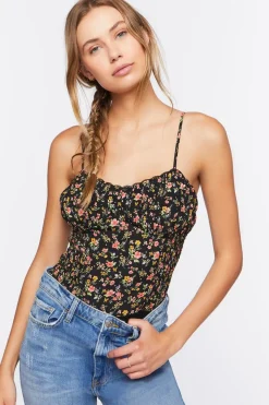 Floral Print Bodysuit