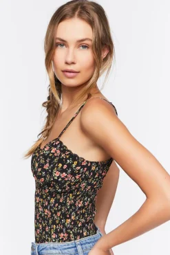 Floral Print Bodysuit