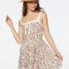 Floral Print Bow Dress
