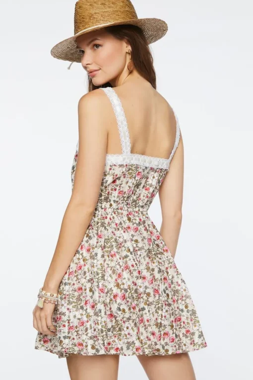 Floral Print Bow Dress