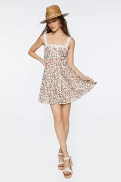 Floral Print Bow Dress