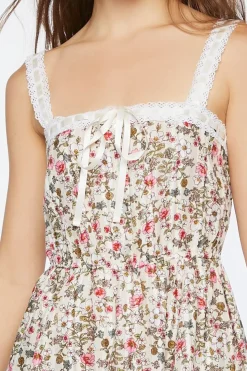 Floral Print Bow Dress