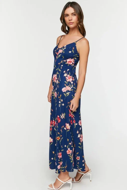 Floral Print Cami Maxi Dress