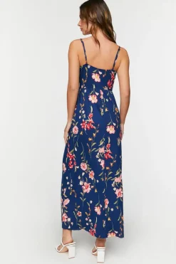 Floral Print Cami Maxi Dress