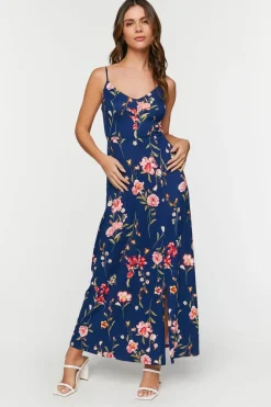 Floral Print Cami Maxi Dress