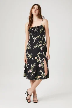 Floral Print Cami Midi Dress