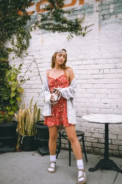 Floral Print Cami Mini Dress