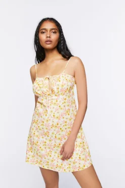 Floral Print Cami Mini Dress
