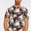 Floral Print Crew Tee
