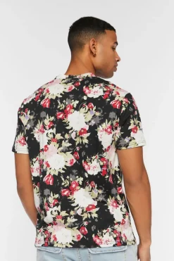 Floral Print Crew Tee