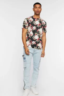 Floral Print Crew Tee