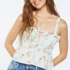 Floral Print Crop Top