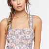 Floral Print Crop Top