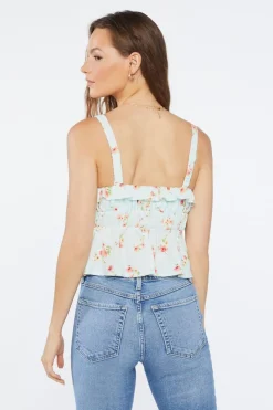 Floral Print Crop Top