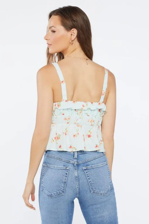 Floral Print Crop Top
