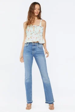 Floral Print Crop Top