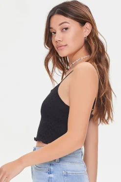 Floral Print Cropped Cami