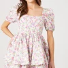 Floral Print Fit & Flare Dress