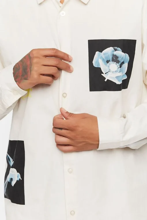 Floral Print Graphic Shirt