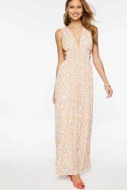 Floral Print Maxi Dress
