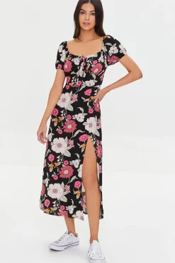 Floral Print Midi Dress