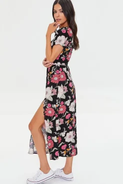 Floral Print Midi Dress