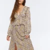 Floral Print Midi Skirt