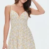 Floral Print Mini Dress