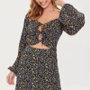 Floral Print Mini Dress