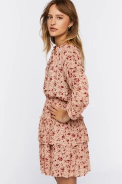Floral Print Mini Dress