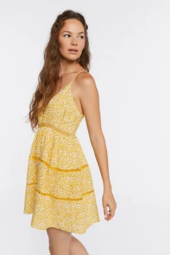 Floral Print Mini Dress