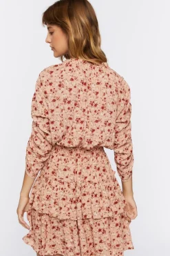 Floral Print Mini Dress
