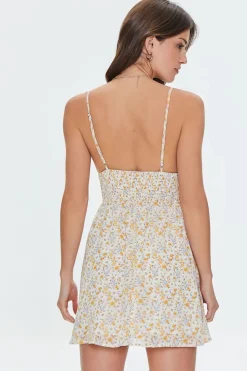 Floral Print Mini Dress