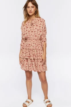 Floral Print Mini Dress