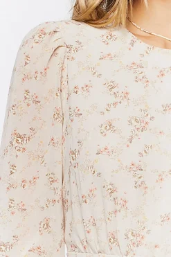 Floral Print Mini Dress