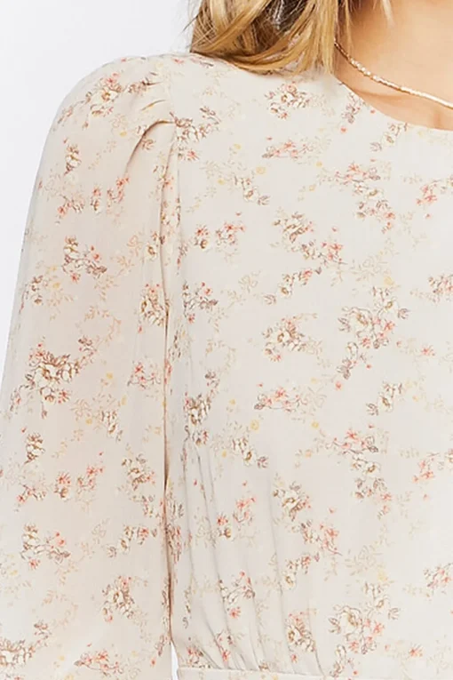 Floral Print Mini Dress