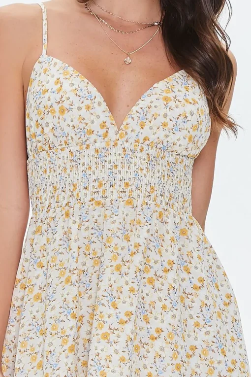 Floral Print Mini Dress