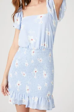Floral Print Mini Dress