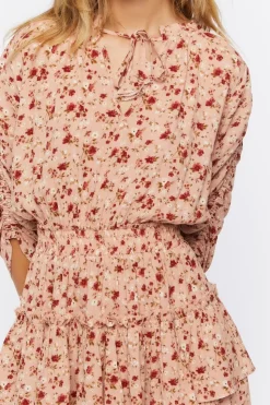 Floral Print Mini Dress