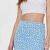 Floral Print Mini Skirt