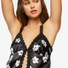 Floral Print Satin Cami